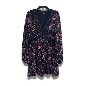 Nordstrom’s Laundry by Shell Siegel dress die XL in dark floral